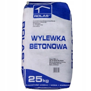 WYLEWKA BETONOWA ROLAS , Zaprawa cementowa, Beton  25kg